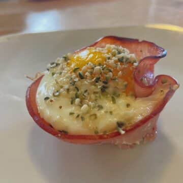 ham and egg cups